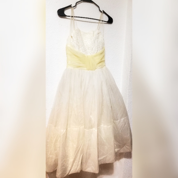 Dresses & Skirts - 1950's Vintage Lace and Tulle Dress